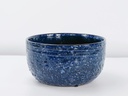 PEBBLE BEACH BOWLS, INDIGO SPLASH, 7.5"X3.5", CASE OF 6