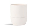 URBAN DWELLER SELF-WATERING POT, BRIGHT WHITE, 5.0"X5.5", CASE OF 8
