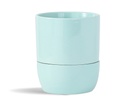 URBAN DWELLER SELF-WATERING POT, PASTEL LIGHT GREEN, 5.0"X5.5", CASE OF 6