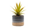 JEWEL MUG PLANTER, NATURAL BLUE, 4.5" X 4.5" X 4.0", SOLD IN CASE OF 8