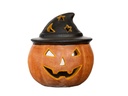 HALLOWEEN PUMPKIN WITH WIZARD HAT, CLASSIC, 12.0"X13.0"