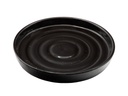 SAUCER, SABLE BLACK, OD 10", ID 8"