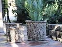 OXFORD PLANTER, AEGEAN BROWN, SET OF 3- 15"X13.5", 12"X12", 10"X9"