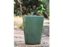 VASO PLANTER, RUSTY GREEN, SET OF 3- 17.5"X24.0", 14.0"X18.0", 11.0"X13.5"