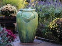 TEA GARDEN FOUNTAIN, SELF CONTAINED, PAPAYA, SIZE B, 21.0" X 32.0" (PUMP INCLUDED)