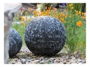 DECORATIVE SPHERE, CORAL BLACK, SIZE A, 16"D