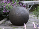 DECORATIVE SPHERE, CORAL BRONZE, 19.5