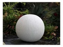 DECORATIVE SPHERE,  CORAL WHITE, SIZE A, 16"D
