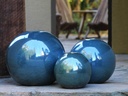 DECORATIVE SPHERE,  GREEN MIRAGE, 19.5