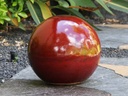 DECORATIVE SPHERE, LAVISH RED, 19.5