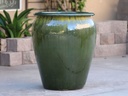 URN SMOOTH FINISHED, FERN GREEN, X-LARGE - 32.5" X 36.5"