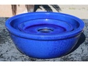 FOUNTAIN BASE WITH COVER, FALLING BLUE 24.5"x8.5"