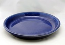 ROUND SAUCER, FALLING BLUE, OD 15", ID 12"