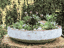 VENETO PLANTER BOWL, ATLANTIS SKY, SET OF 3 - 18.0"X3.0", 14.0"X2.5", 11.0"X2.0"