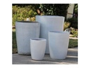 PAMPLONA PLANTER, WHITE SPOT, SET OF 4- 22.0"X27.0", 18.0"X23.0", 14.0"X18.0", 11.0"X13.5.0"