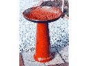 SUWANEE BIRDBATH/LOCKING TOP, SANT DONA, 15"X19"