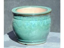 ROUND SW POT, JADE, SIZE D 4.0"x2.5" (SOLD IN CASE OF 8)