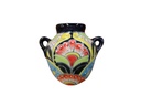 TALAVERA HALF JAR WITH HANDLE, 7.0"X3.5", SOLD IN CASE OF 8