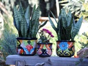 TALAVERA CHAMPANERA, 3 PIECES, 7.5" x 9", 7" x 8", 5.5" x 6.5"