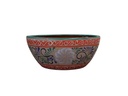 TALAVERA TIERRA LUZ MEDIUM MICHOACANA BOWL, 7" x 15"