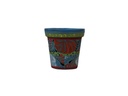 TALAVERA TIERRA LUZ GARDEN VASE #3, 6" x 6.5", SOLD IN CASE OF 6
